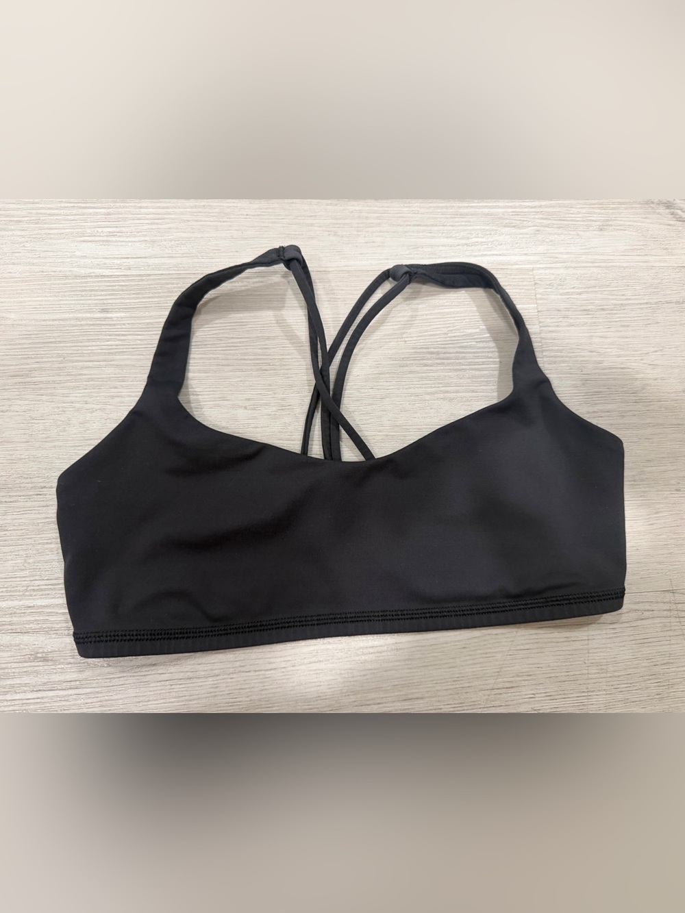 lululemon athletica Black Strappy Sports Bra